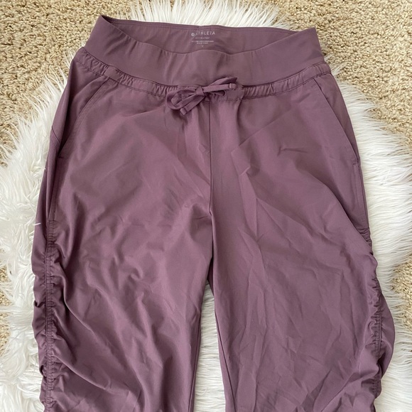 {Athleta} Attitude Jogger Pant in Volcanic Violet - Women's 2 - Picture 3 of 10